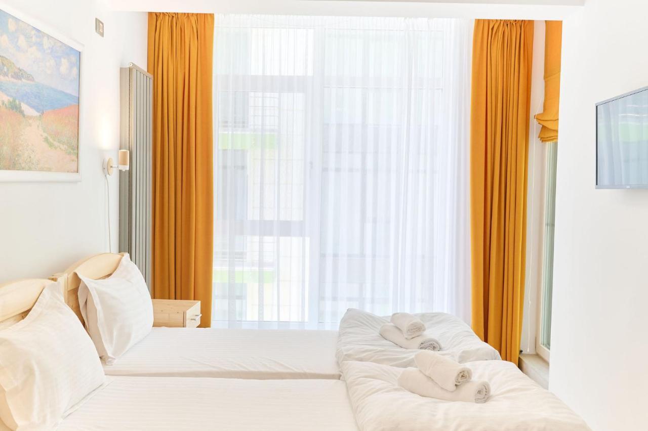 Blacksearama Apartment- Spa, Pools And Parking Mamaia Luaran gambar